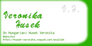 veronika husek business card